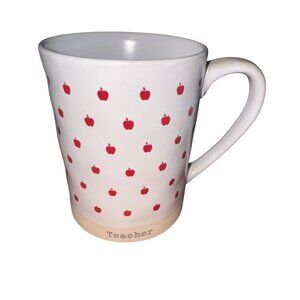 Teacher Mug With Red Apple Pattern By Sherfield Home